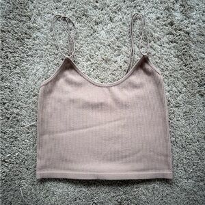 Zara Ribbed Camisole - Light Brown
